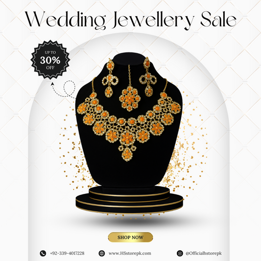 Handcrafted Ethnic Jewelry Set with Antique Jhumkay – Full Bridal Look