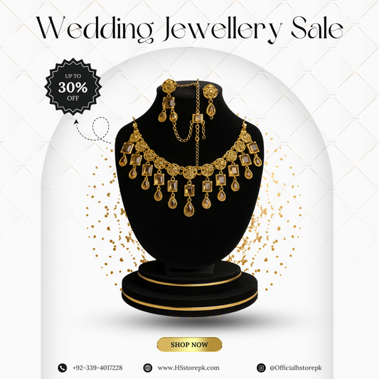 Kundan Bridal Jewelry Set with Jhumkay & Tikka – Perfect for Weddings