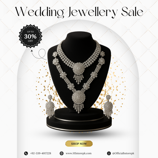 Luxury Ethnic Jewelry Set with Long Necklace & Statement Jhumkay