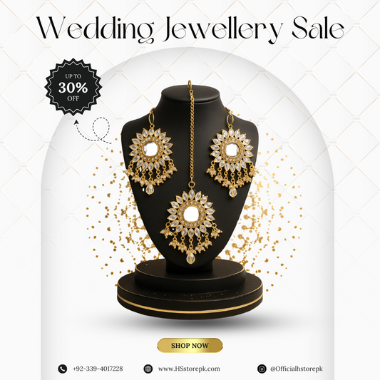 Festive Jewellery Set Jhumkay – Maang Tikka Included Complete Ethnic Accessory Pack