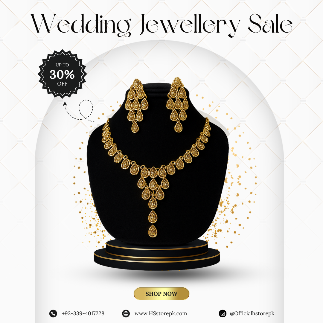 Elegant Traditional Jewelry Set with Stunning Jhumkay – Complete Necklace, Earrings