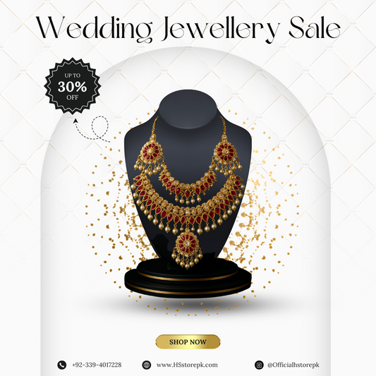 Graceful Indian Jewelry Set with Jhumkay – Necklace, Earrings & Tikka Combo