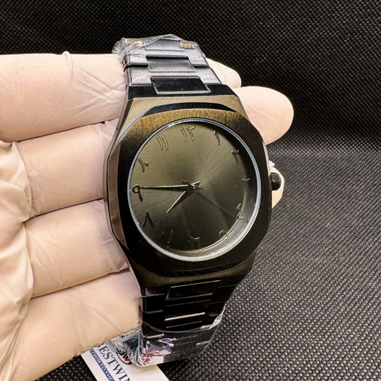 Black Aura Arabic Stainless Steel Aura Watch