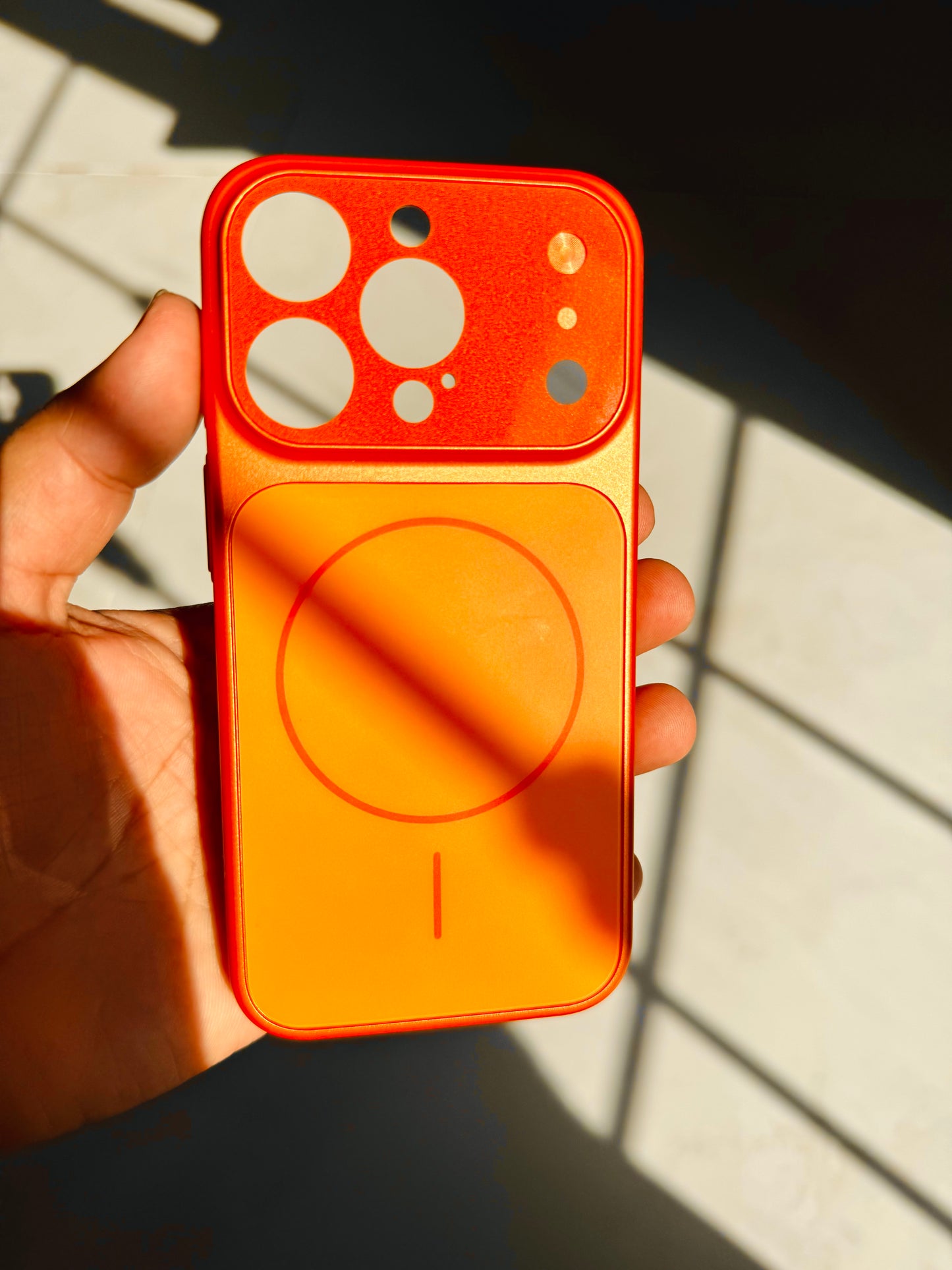 iPhone 17 Pro Max Convert Case Glass Back Magsafe Cover Turn to 17Pro